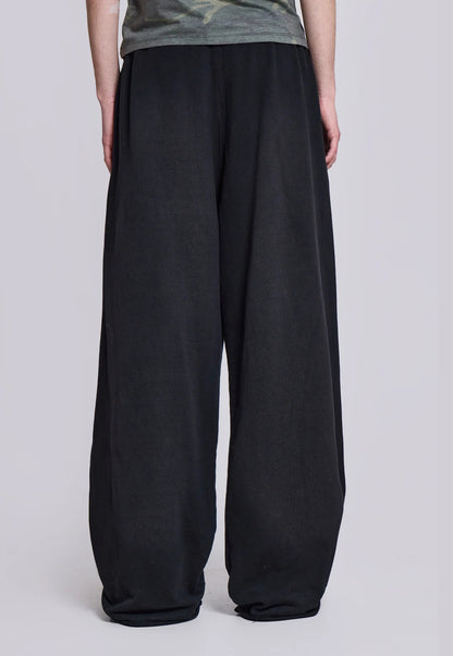 Baggy Sweat Pants - Black wash