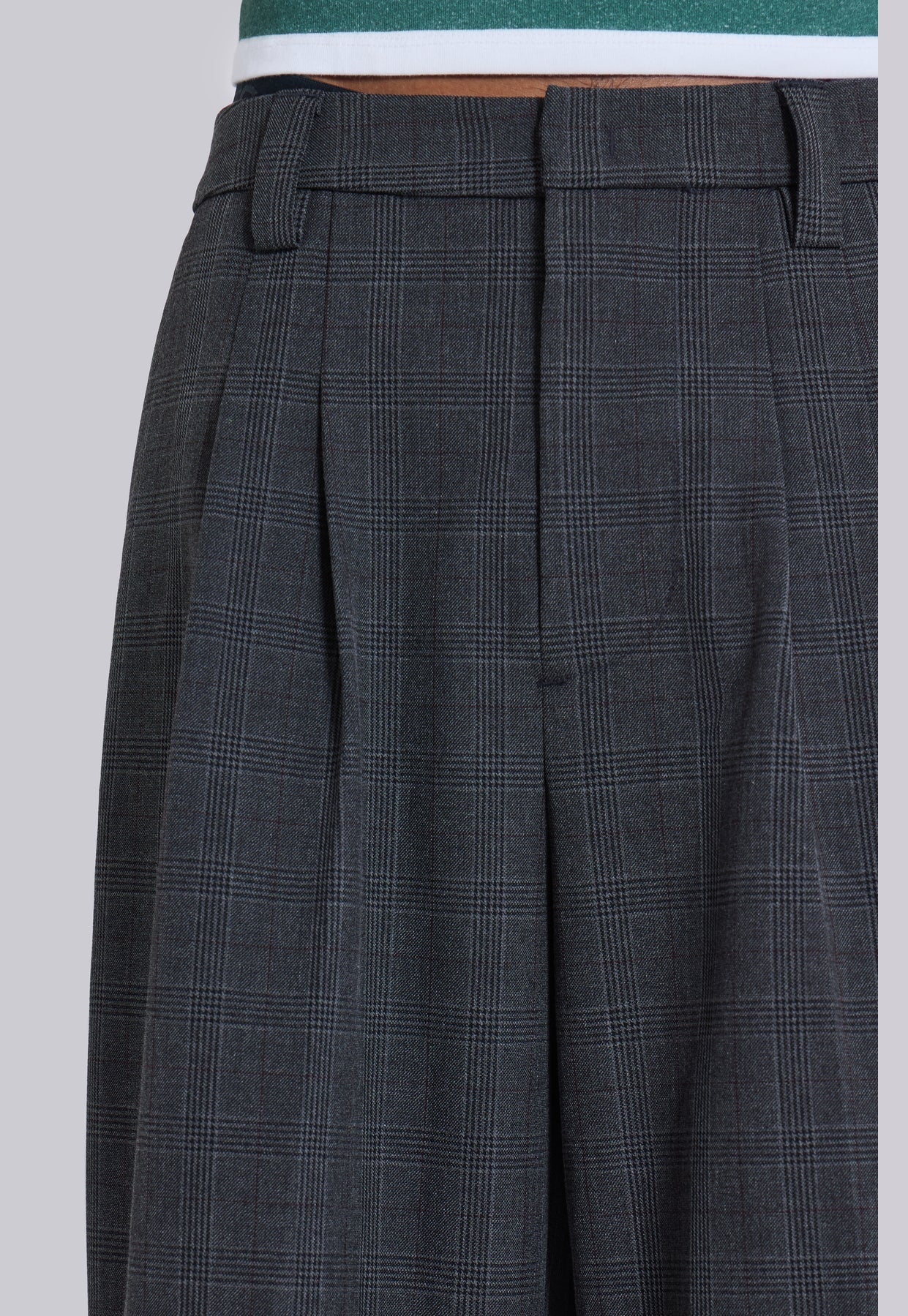 Baggy Suit Pants - Grey