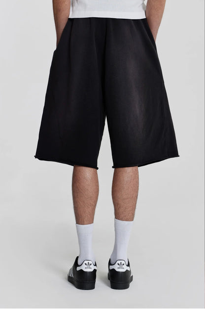 Baggy Sweat Shorts - Black